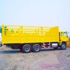 รถบรรทุกสินค้าบรรทุกหนัก 20 ตันสีเหลืองยูโร 2 ขับ 6x4 พร้อม U Profile ZZ1257N4641A