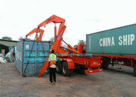 Heavy Duty Shipping อุปกรณ์ยกตู้คอนเทนเนอร์ 37000kg Container Lift Trailer
