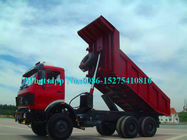 6x6 Off Road Heavy Duty รถบรรทุกขยะ 40000kg ถึง 60000kg กำลังโหลดน้ำหนัก 85km / H