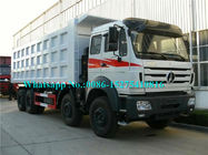 4138K 380HPHeavy Dump Truck รถบรรทุก 8x4 สำหรับ DR CONGO ด้วยกำลังการผลิต 35T