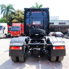 6x4 500hp รถบรรทุกรถพ่วงเทรลเลอร์พร้อมเครื่องยนต์ Xichai CA6DM3-50E5 และยาง 12R22.5
