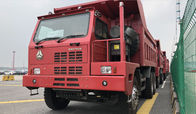SINOTRUK HOWO Euro II RHD 6X4 420HP Mining Tipper Truck ที่มี 9.726L การกำจัด