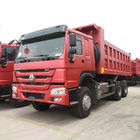ZZ3257N3647A Sinotruk Heavy Duty Dump Truck ด้วย ZF8118 พวงมาลัยและห้องโดยสาร HW76