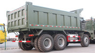 ZZ5707S3640AJ Mining Truck Dump 10 ล้อพร้อมคู่มือ 10 Speed ​​และ ZF Steering