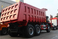 Red 10 Wheelers Mining รถดัมพ์พร้อมเพลาด้านหลัง AC26 8545x3326x3560 Mm