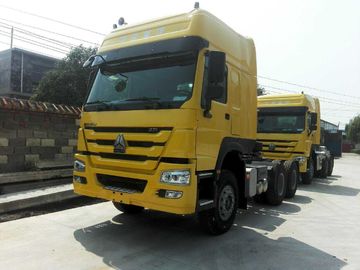 หนัก Sinotruk HOWO Beiben 6X4 10 ล้อ ใช้ใหม่ Prime Mover กลากหัวรถบรรทุก
