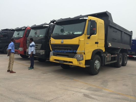 Sinotruk HOWO Nx Tx รถขนของมือสองผู้ผลิตใหม่ Weichai 10 ล้อ 6X4