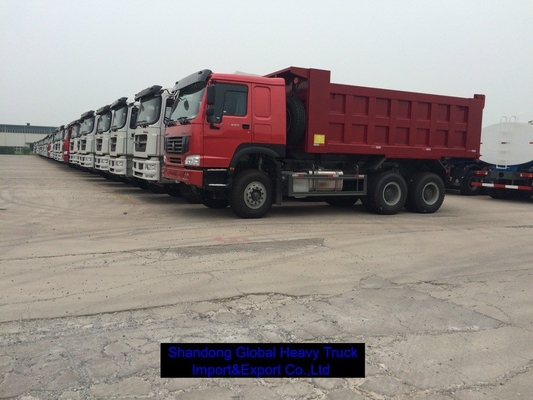 SINOTRUK HOWO 6x4 รถขนของมือสอง 10 ล้อ
