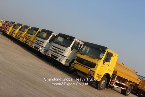 Sinotruk HOWO 371HP 6X4 รถขุดเหมืองที่มีความจุ 40-45 ตันและร่างกายของตัวหมุนหนัก