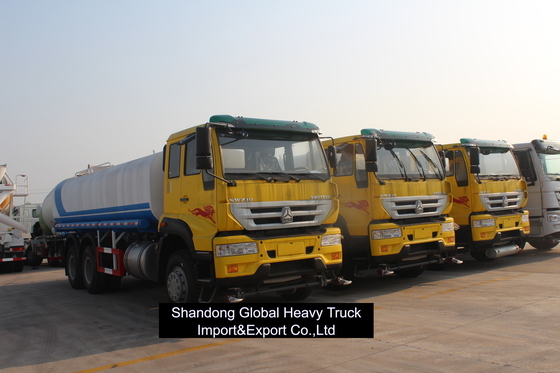 Howo 20000-30000 ลิตร 371HP ไดเซลน้ํามัน ขนส่งน้ํามัน ถังน้ํามัน