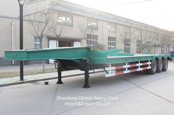 จีนผลิตใหม่ 3 แอ็กซ์ 20FT 40FT คอนเทนเนอร์ trailer คันตู้ flatbed