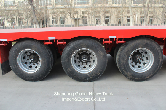 ชาซี 60 ตัน 3 แอ็กซ์ 2 แอ็กซ์Lowboy Lowbed Lowbed Semi-trailers