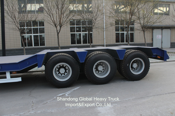 ชาซี 60 ตัน 3 แอ็กซ์ 2 แอ็กซ์Lowboy Lowbed Lowbed Semi-trailers