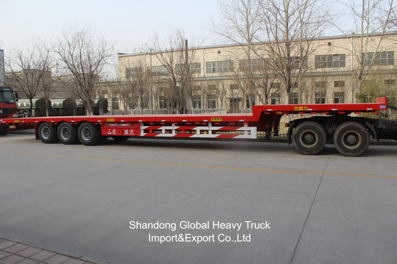 ชาซี 60 ตัน 3 แอ็กซ์ 2 แอ็กซ์Lowboy Lowbed Lowbed Semi-trailers