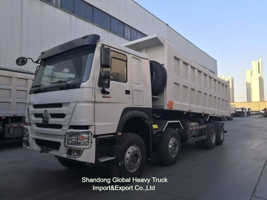 Sinotruk HOWO 371HP-380HP 25t-100t เครื่องขนส่งหนัก ใช้รถบรรทุกส่งไฟฟ้า 12 ล้อ