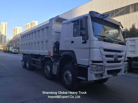 Sinotruk HOWO 371HP-380HP 25t-100t เครื่องขนส่งหนัก ใช้รถบรรทุกส่งไฟฟ้า 12 ล้อ