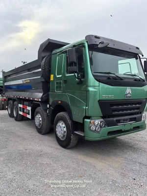 Sinotruk HOWO 371HP-380HP 25t-100t เครื่องขนส่งหนัก ใช้รถบรรทุกส่งไฟฟ้า 12 ล้อ
