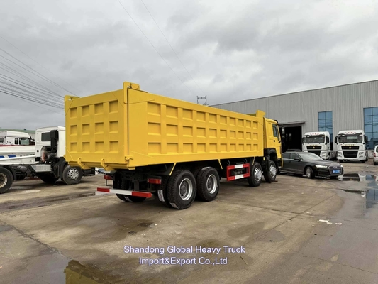 Sinotruck Howo 50ton รถขนของ 8x4 375hp Euro2 งานหนัก รถขนของใหม่และมือสอง