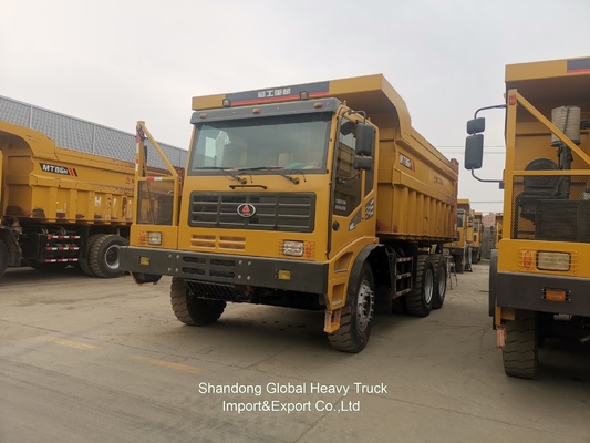 รถบรรทุกขุดเหมืองทองใหม่ขนาด 42 ตัน 6*4 375HP รถบรรทุกขุดเหมือง TL855B Nowa Gold Mine