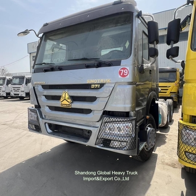 10 ล้อ 6X4 40t Sinotruk HOWO คอนเทนเนอร์คาร์โก รถยนต์