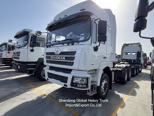 Shacman รถขนของถัง หัวตรา รถขนของถังมือสอง Shacman F3000 X3000 6X4 371HP