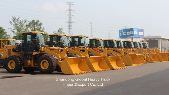 ใช้ใหม่ Zl958 OEM สถานที่ก่อสร้างแทรกเตอร์ไฮดรอลิกภาระหนัก 4 Wd มินิล้อหน้า Loader