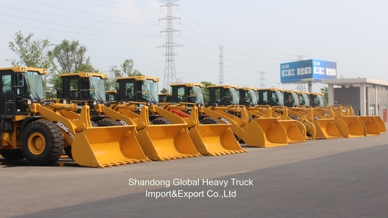 ใช้ใหม่ Zl958 OEM สถานที่ก่อสร้างแทรกเตอร์ไฮดรอลิกภาระหนัก 4 Wd มินิล้อหน้า Loader