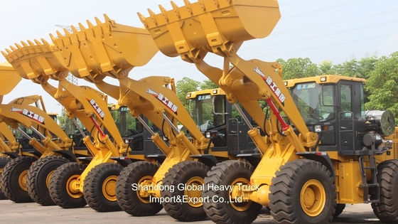 ใช้ใหม่ OEM สร้างรถยนต์แทรกเตอร์ ไฮดรอลิกภาระหนัก 4 Wd มินิล้อหน้า Loader
