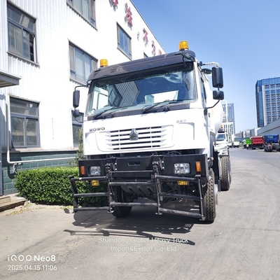 เครื่องผสม 10 ล้อ HOWO 6X4 8cbm 9cbm 371HP รถบรรทุกผสมคอนกรีต