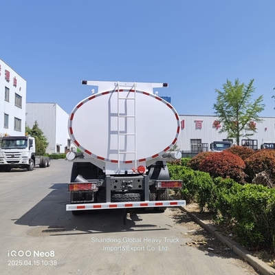 Sinotruk HOWO 6X4 20000 L 25000 L ขนส่งสินค้า รถบรรทุกน้ํามัน รถบรรทุกน้ํามัน