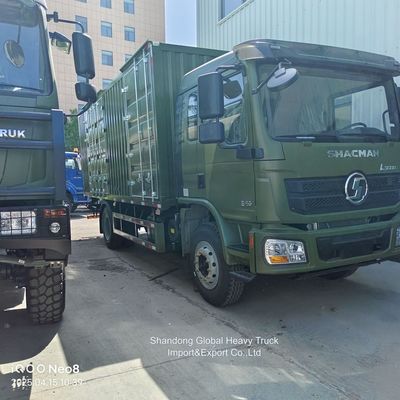 รถบรรทุกสินค้า Sinotruk HOWO 4×2 พร้อมเครื่องยนต์ 210 แรงม้า และตู้บรรทุกแผ่นลูกฟูกอะลูมิเนียมอัลลอย
