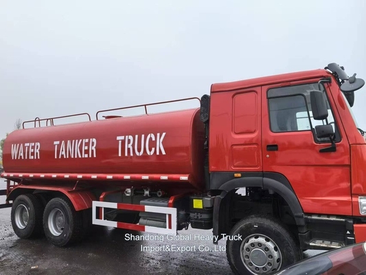 DongFeng Sinotruck HOWO Shacman งานหนัก 18000L รถบรรทุกน้ํา รถบรรทุกน้ํา