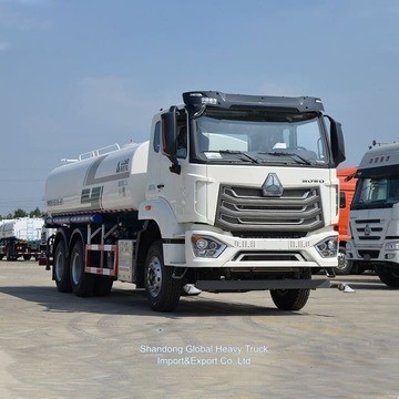 Sinotruk HOWO 6X4 รถบรรทุกน้ํา 18000L 20000L 20tons รถบรรทุกน้ํา