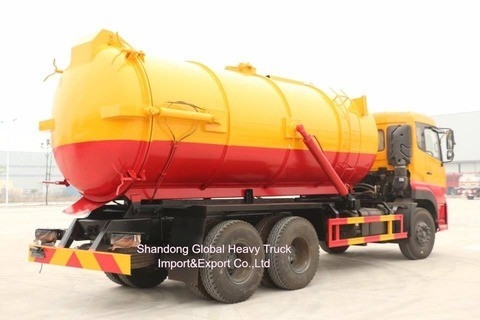 ทองเฟง 6*4 สภาพดี 290HP รถบรรทุกน้ําเสียดูดระบายน้ําเสียดูดน้ําเสีย