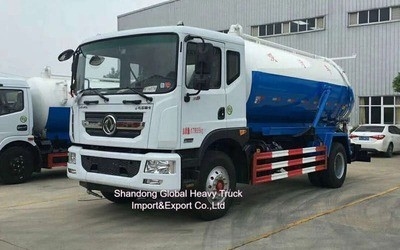 Dongfeng 4cbm 4*2 รถบรรทุกดูดน้ําเสีย รถบรรทุกดูดน้ําเสีย รถบรรทุกน้ําเสีย
