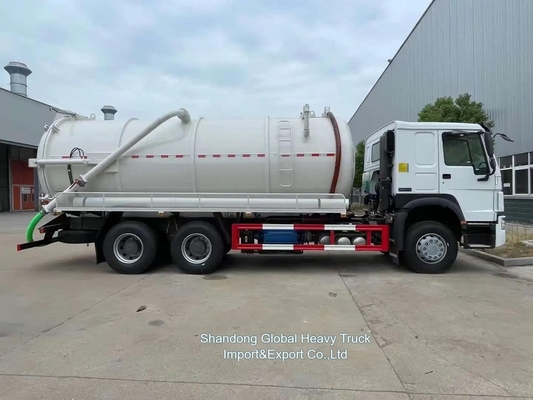 Sinotruk HOWO 6X4 20cbm รถบรรทุกถังดูดน้ําเสีย