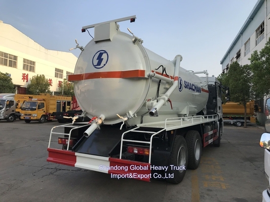 Shacman F3000 6X4 รถดูดน้ําเสีย 20 เมตรคิวบิค ปริมาณ 300 HP