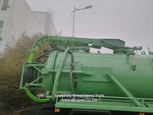Sinotruk 371HP 18000L เครื่องดูดระบายน้ําเสียระบายระบายระบายระบายระบายระบายระบายระบายระบายระบายน้ํา