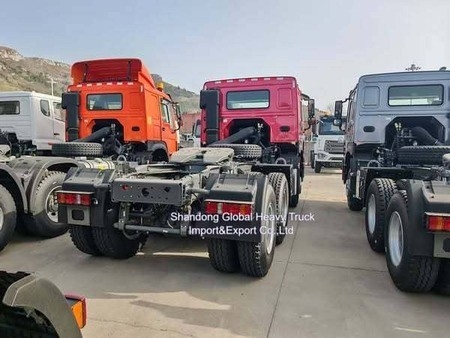 ซีโนทรูคมือสอง HOWO 6X4 12wheeler 371HP 375 420HP รถยนต์รถบรรทุก Prime Mover หัวรถยนต์ขาย