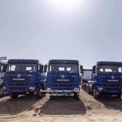 Shacman รถบรรทุก 6X4 รถบรรทุกหนัก รถบรรทุก 371HP เครื่องขนย้ายหลัก Dongfeng รถบรรทุกรถบรรทุก