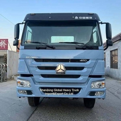 371HP และ 420HP Sinotruck HOWO A7 6X4 รถบรรทุกแทรกเตอร์ที่มียาง 12.00R20