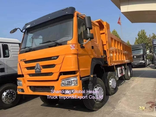 คุณภาพดี 371HP 375HP 6*4 10 ล้อ ใช้ HOWO รถบรรทุกถัง