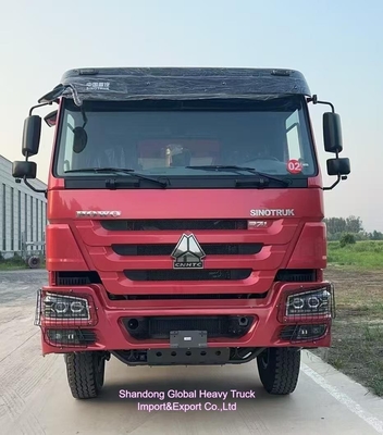 เครื่องขนส่งด้วยมือ Sinotruk HOWO 380 HP 6X4 เครื่องพัด / เครื่องพัด / เครื่องพัด