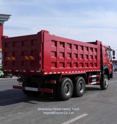 เครื่องขนส่งด้วยมือ Sinotruk HOWO 380 HP 6X4 เครื่องพัด / เครื่องพัด / เครื่องพัด