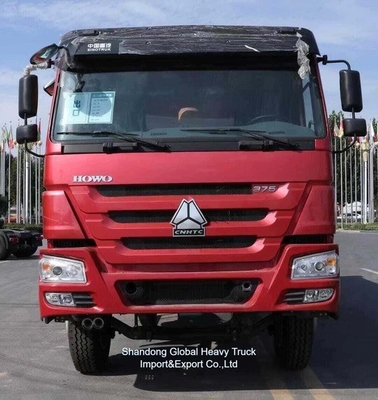 Sinotruk HOWO 380 HP 6X4 หมุน / หมุน / รถขนของ