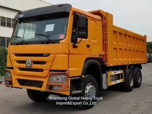 คุณภาพดี 371HP 375HP 6*4 10 ล้อ ใช้ HOWO รถบรรทุกถัง