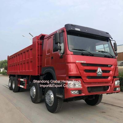 รถดั๊มพ์ Sinotruk HOWO 380 แรงม้า 8×4 พร้อมความสามารถในการบรรทุก 50 ตัน สำหรับการขนส่งวัสดุหนัก