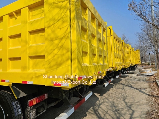 Sinotruk HOWO ใหม่ 30 ตันภาระหนัก ซีโนคาร์โก 20cbm 6X4 371HP 380HP 400HP Off Road Dumpper / Tipper Dump Trucks สําหรับขนส่ง