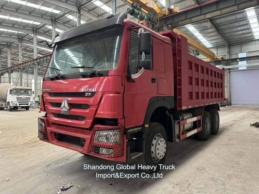 เครื่องขนส่งด้วยมือ Sinotruk HOWO 380 HP 6X4 เครื่องพัด / เครื่องพัด / เครื่องพัด