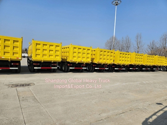 Sinotruk HOWO ใหม่ 30 ตันภาระหนัก ซีโนคาร์โก 20cbm 6X4 371HP 380HP 400HP Off Road Dumpper / Tipper Dump Trucks สําหรับขนส่ง